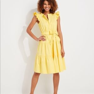 NWT Vineyard Vines Ruffle Sleeve Midi Sundress